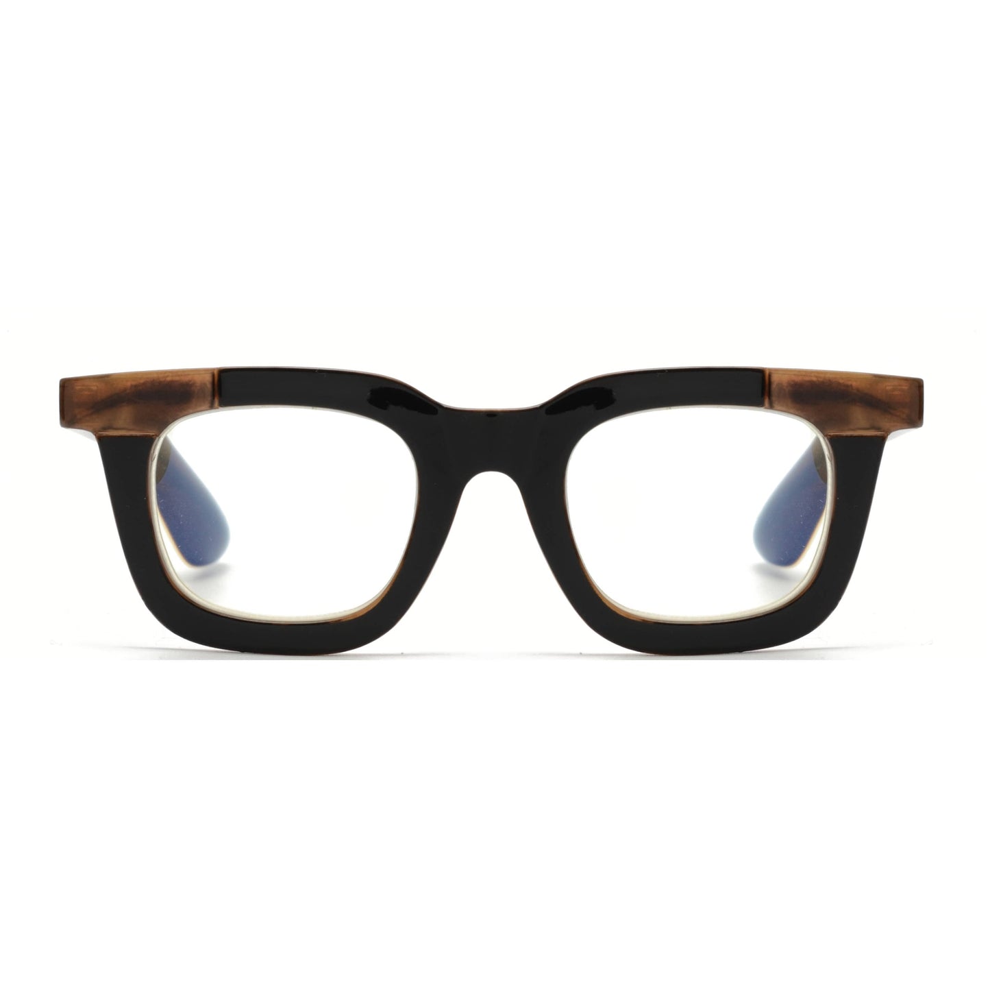 ABBY | Black | Brown | Progressive Blue Light: 1.75