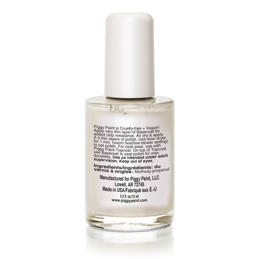 Piggy Paint - Basecoat + Sealer Nail Polish Non-Toxic Kids Nail Polish