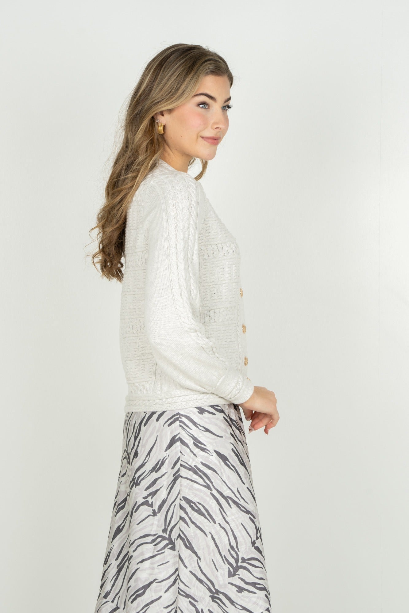 Chloe Cardigan - Carrara