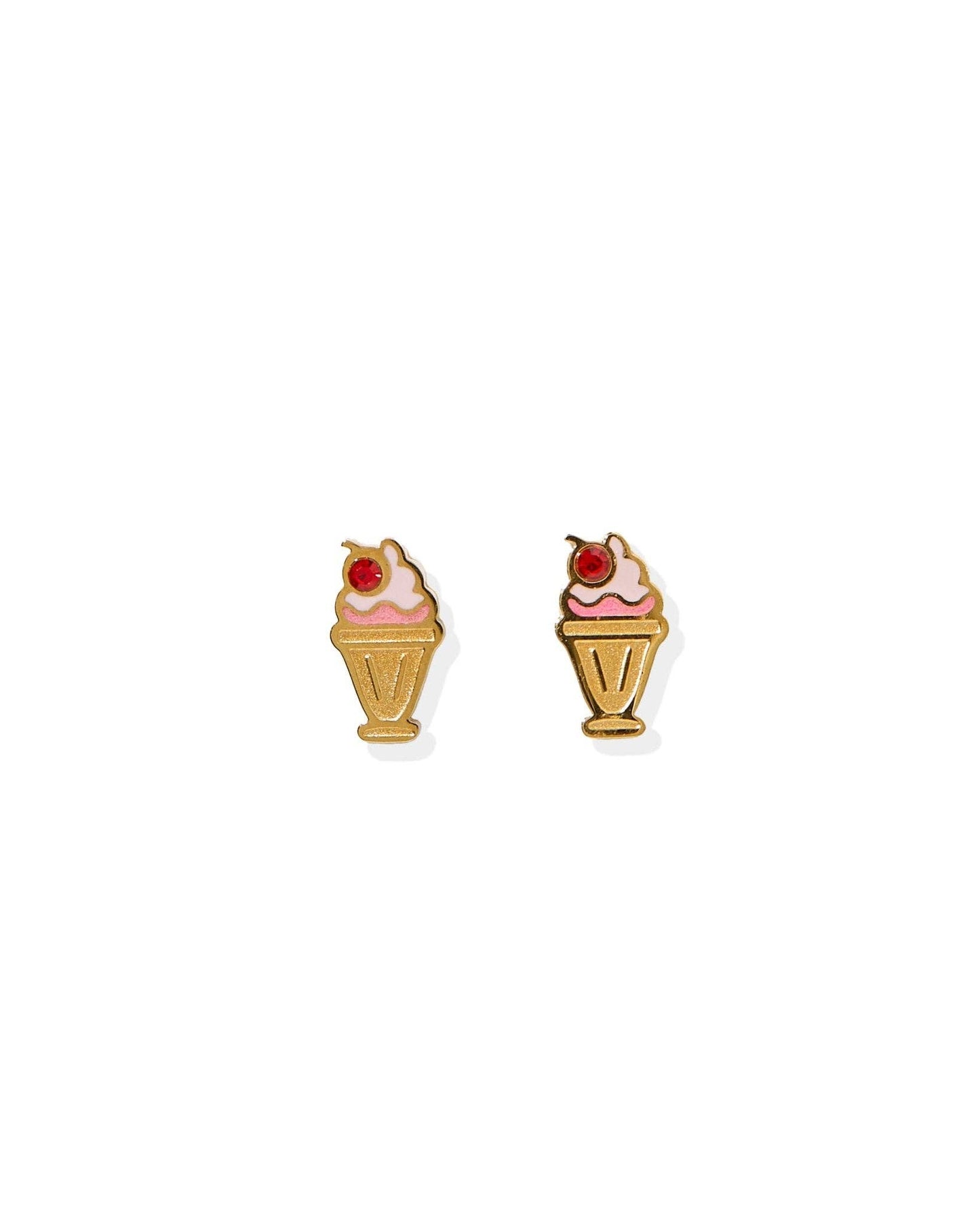 LINNY CO - Screwback Stud Earrings - Milkshake