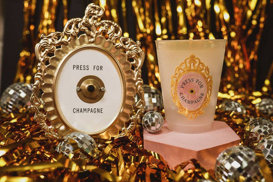 Sip Hip Hooray - Press for Champagne Frosted Cups: Pack of 10