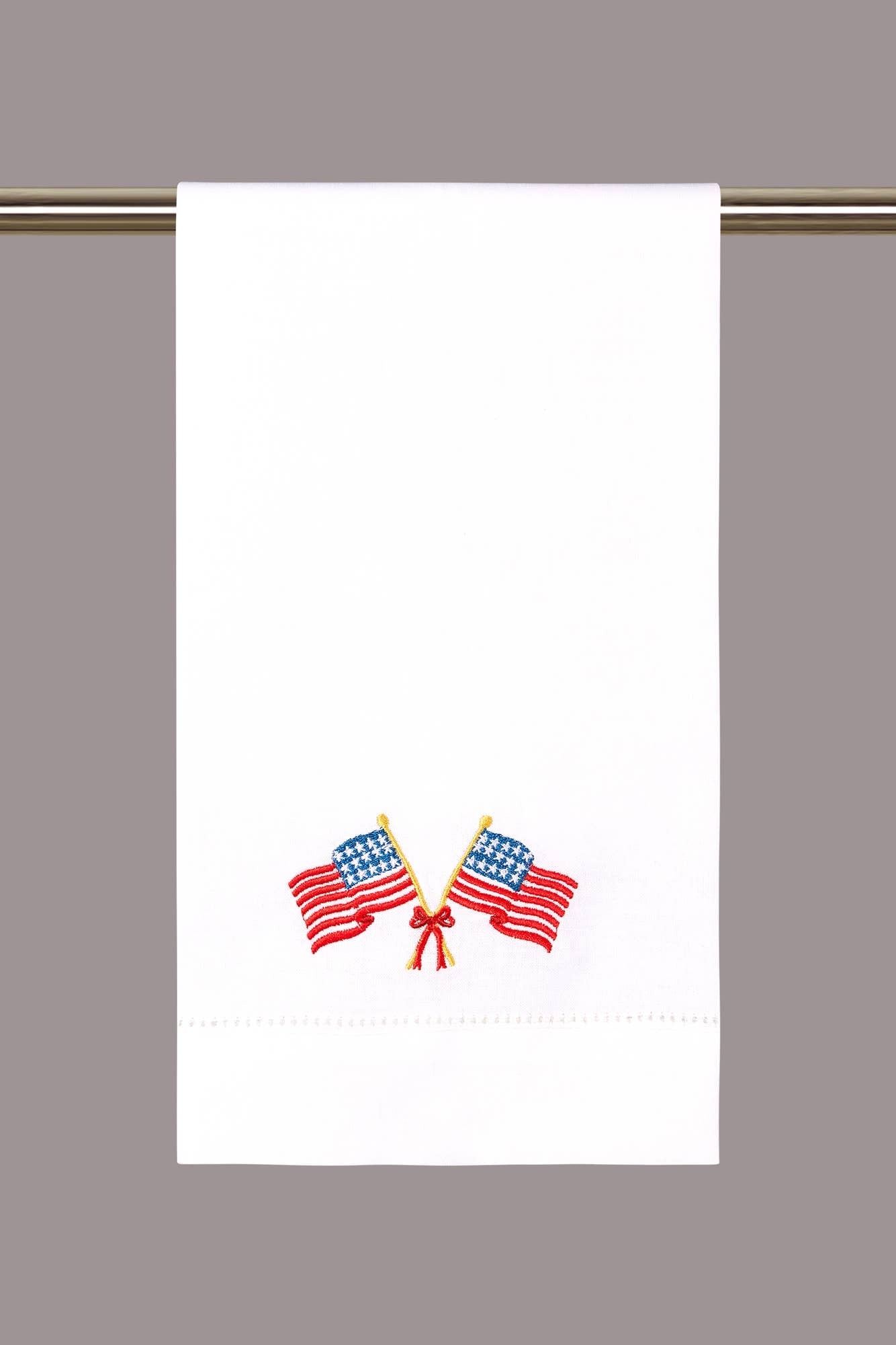 Crossed Flags Guest Towel