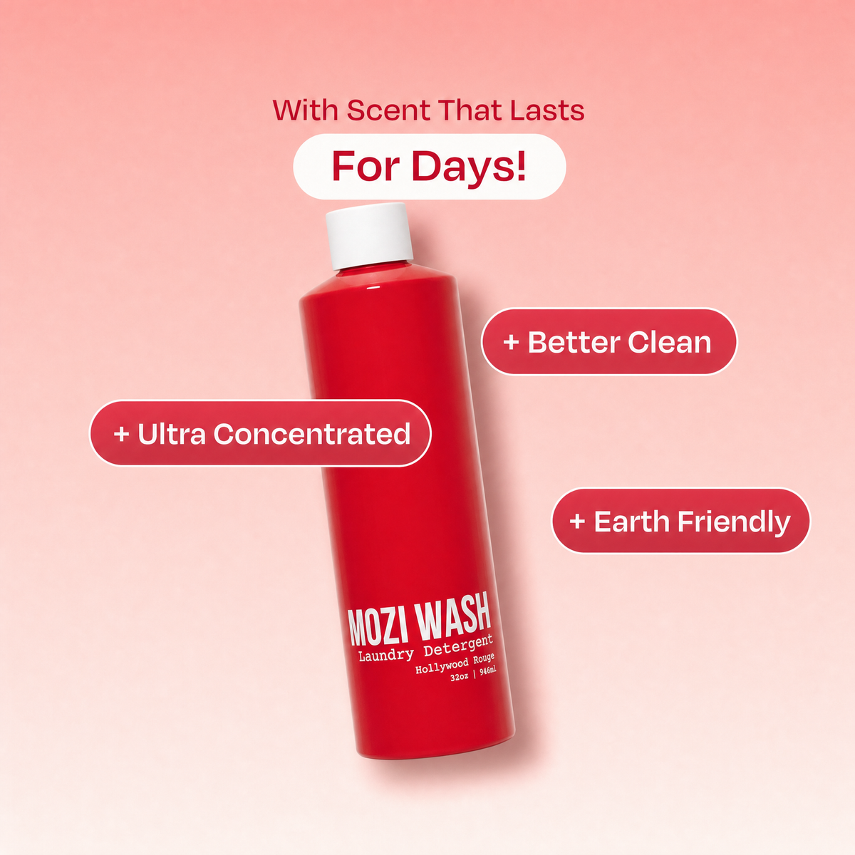 Mozi Wash - Hollywood Rouge Laundry Detergent