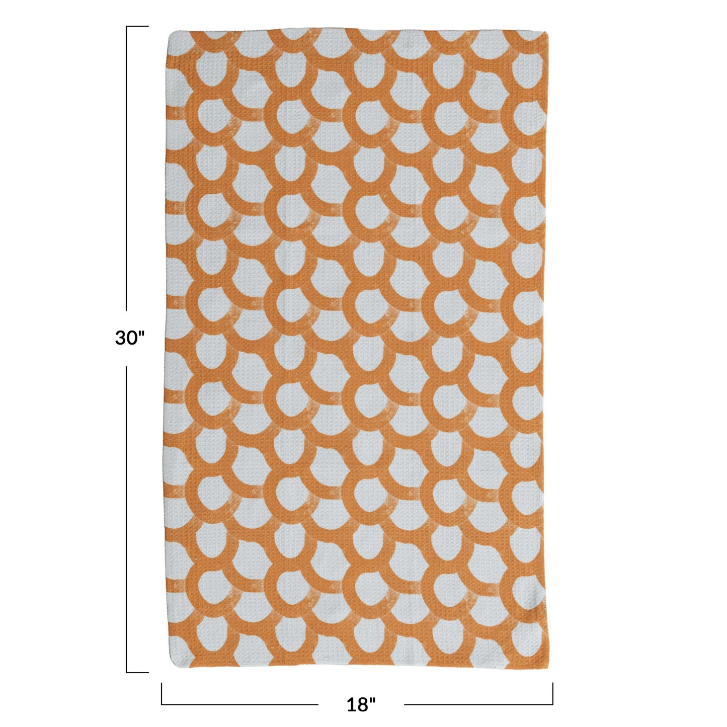 Organic Circles Tea Towel