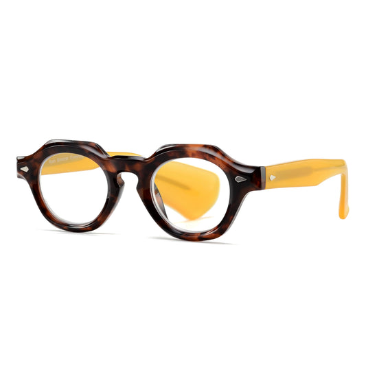 Ryan Simkhai Eyeshop - TOBY | Tortoise | Yellow Temples | Blue Light: 3.00