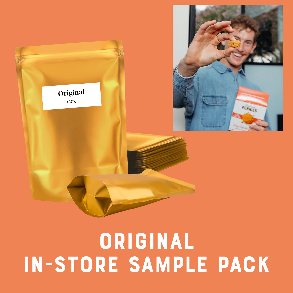 Piedmont Pennies - Samples (Original Sharp Cheddar) - 15 oz