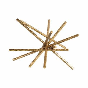 Abstract Gold Decor 10"