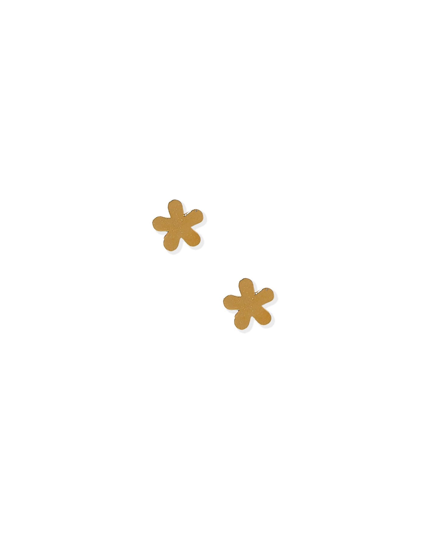 LINNY CO - Screwback Stud Earrings - Briar Flower Gold