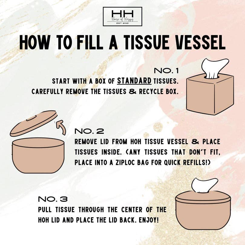 The Marlo Tissue Box Holder