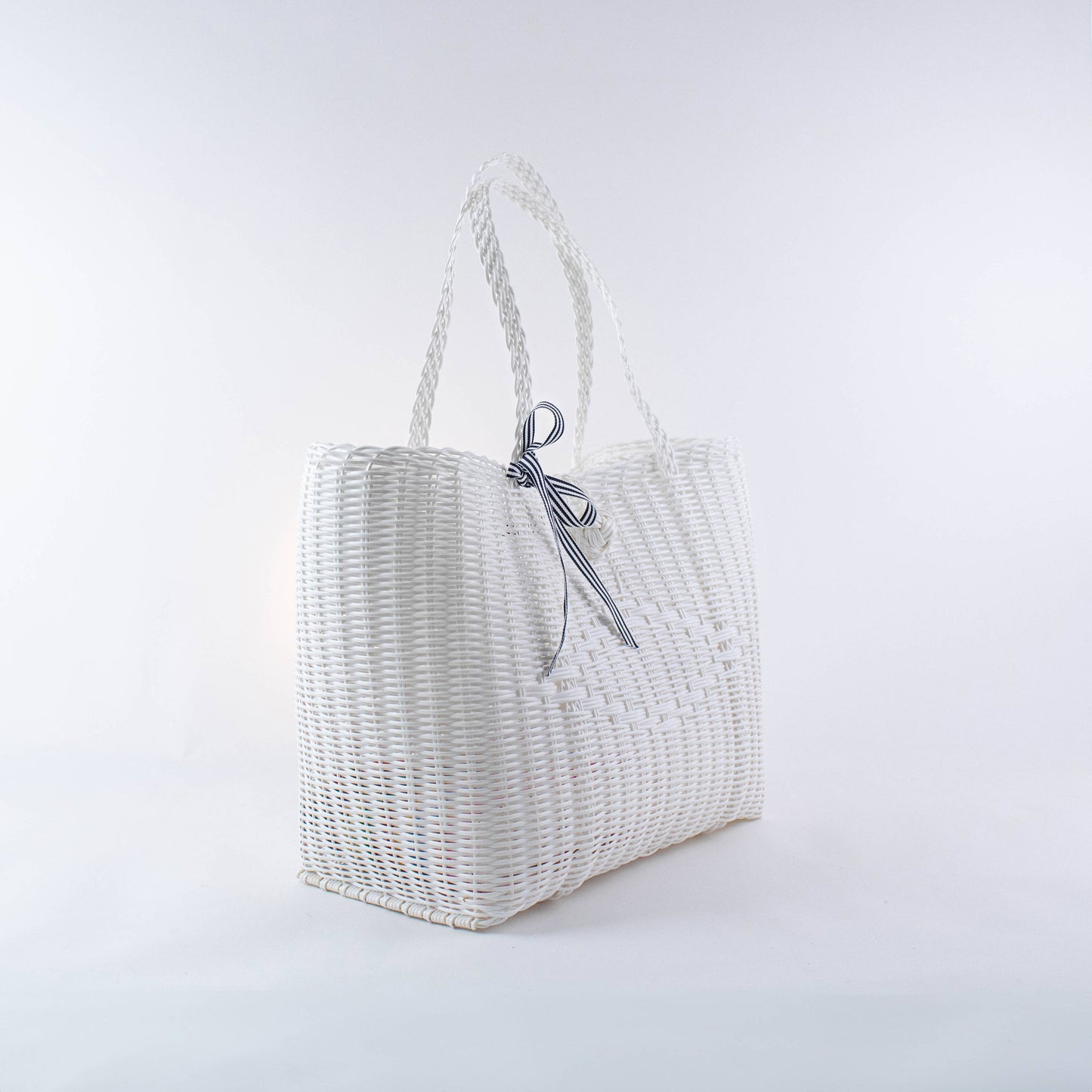 Small, Solid in White Tote