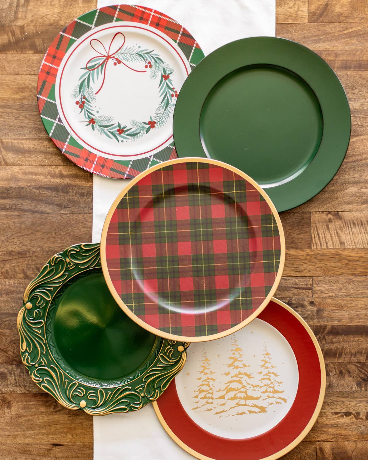 Christmas Plaid Charger 13"