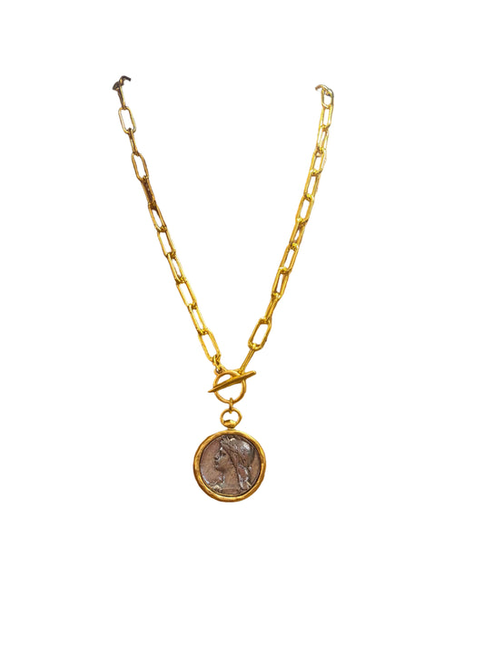 Gold Coin Necklace