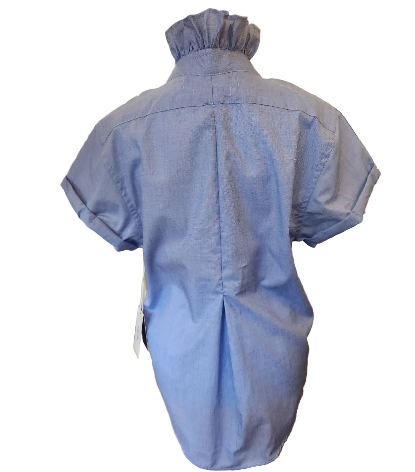 KMJ Quarantini Chambray Blouse in Blue