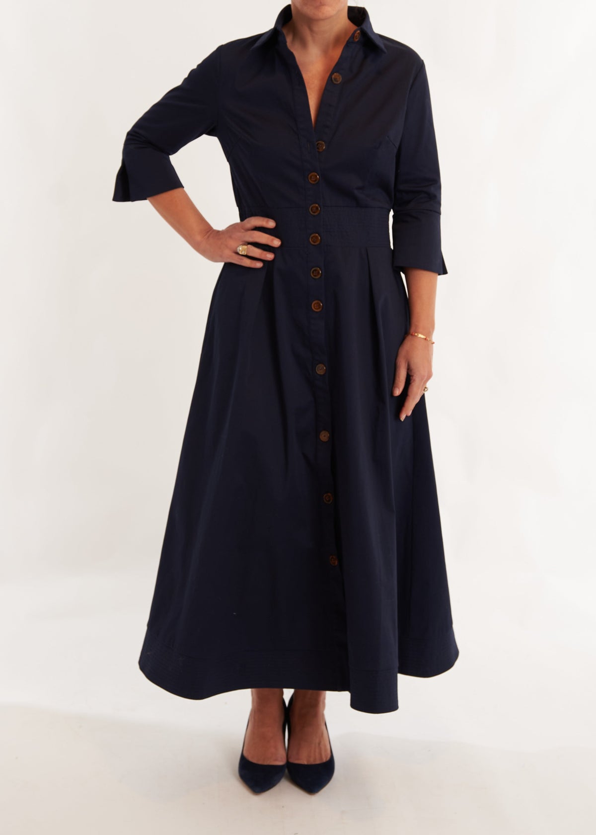 Monaco Dress - Navy