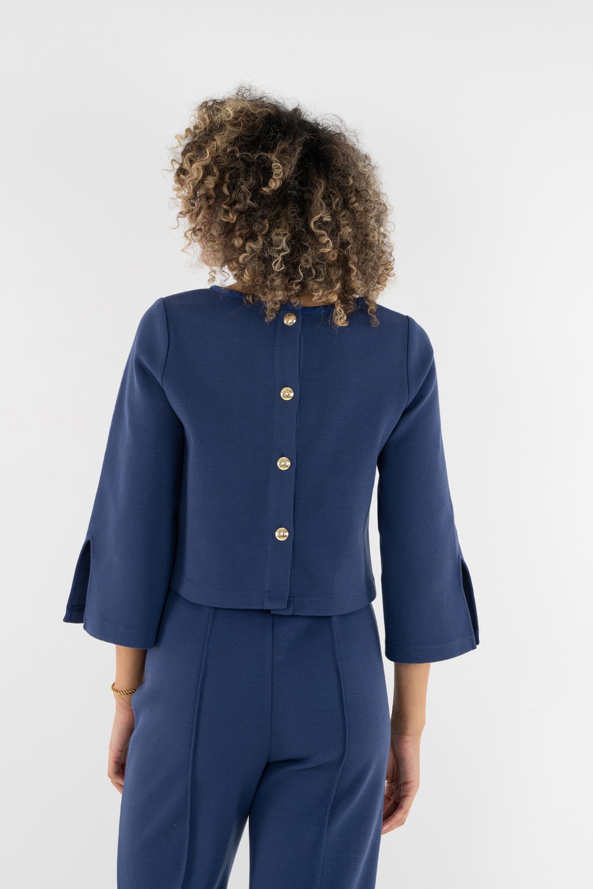 Ashley Ann Top - Twilight Blue