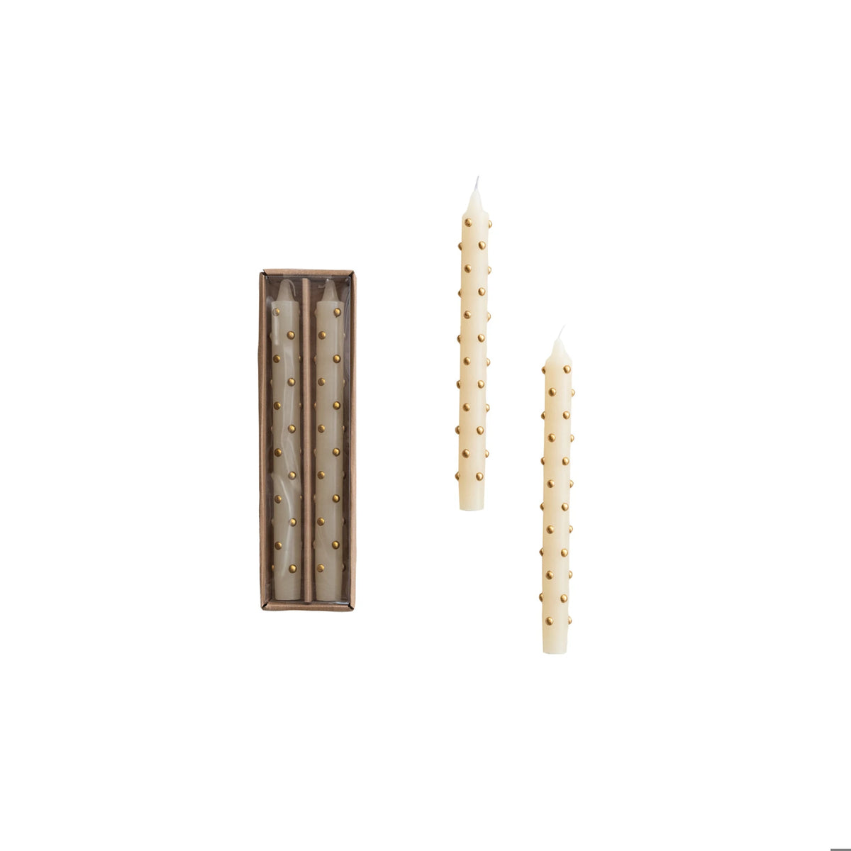 Taper Candles with Dots