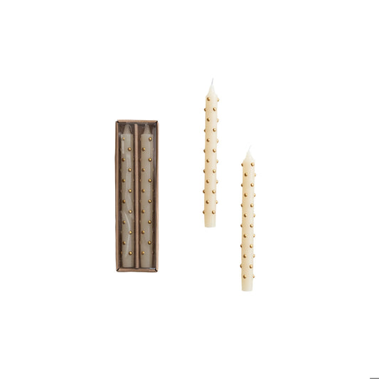 Taper Candles with Dots