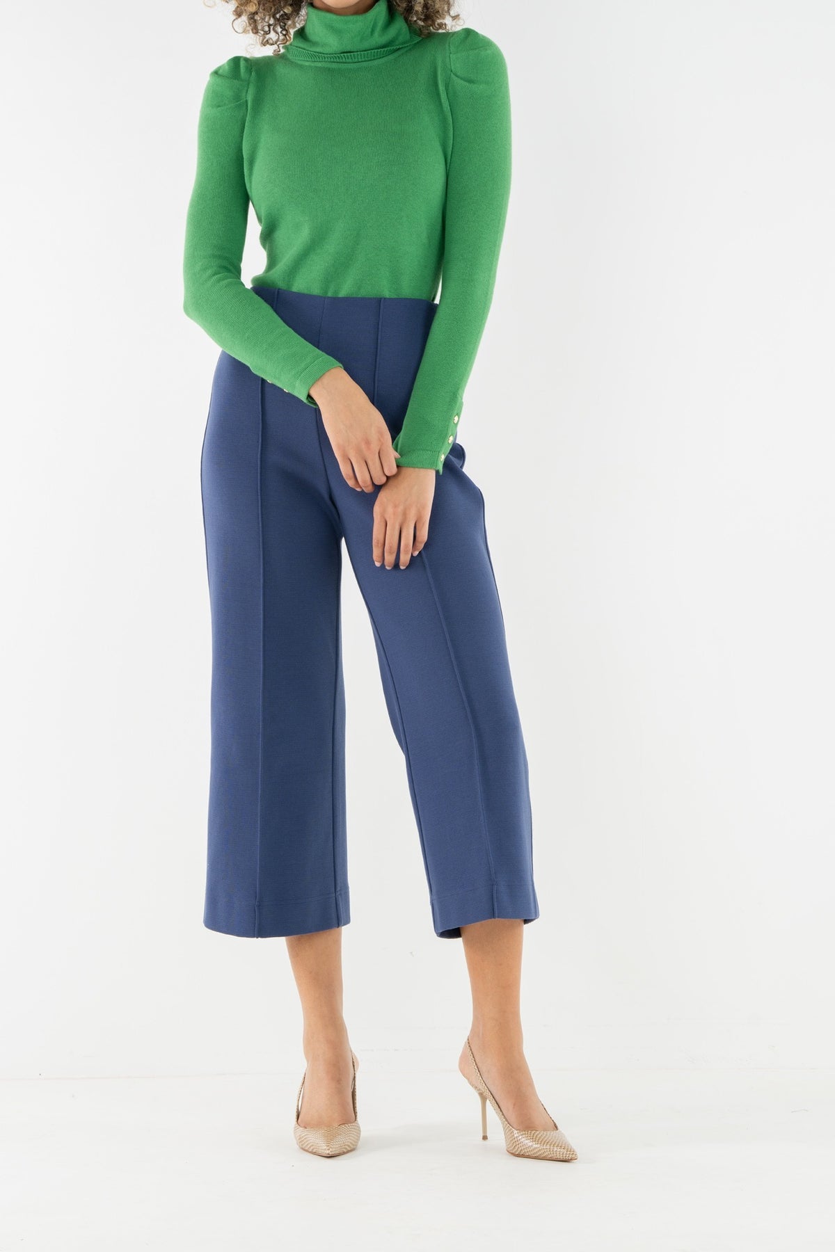 Cropped Piper - Twilight Blue